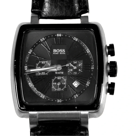 Boss Other - [Rare] Boss by Hugo Boss Square Chronograph Black dial Watch
